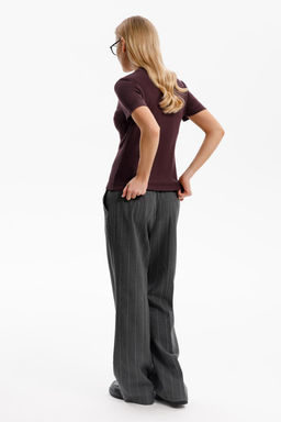 ЕВТ 3293/темный махагон фуфайка жен