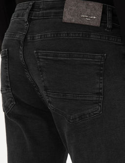 Antrasit Slim Fit Jean Pantolon