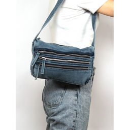 Сумка женская текстиль JN-8184, 1отдел, голубой jeans SALE 261784 - Bobo фото 10