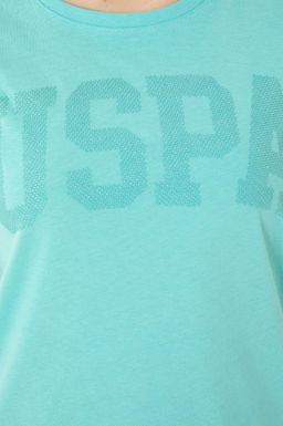 Женская мятная базовая футболка - U.s. polo assn фото 14