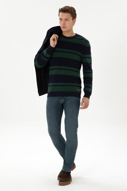 Erkek Regular Fit Bisiklet Yaka Lacivert Kazak - U.s. polo assn фото 4