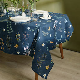 Скатерть Доляна Twilight forest 146х180 см, 100% хл, рогожка 164 г/м2  фото 7