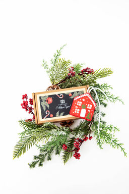 Брелок кожаный Домик рождественский ДС-600.8 - Protege фото 7