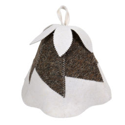 Цена за 2 шт. Шапка для бани и сауны "Колокольчик" "Hot Pot", войлок