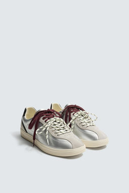 ZAPATILLA METALIZADA ESTILO RETRO / Plata - Zara фото 9