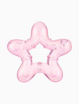Прорезыватель для зубов охлаждающий «Звёздочка», с водой, розовый