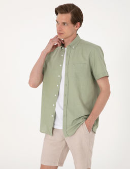 Ye_il Regular Fit K_sa Kollu G_mlek - Pierre cardin фото 3