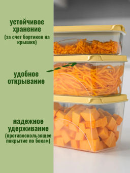 Набор контейнеров №3 (3 шт) Бр.0.25