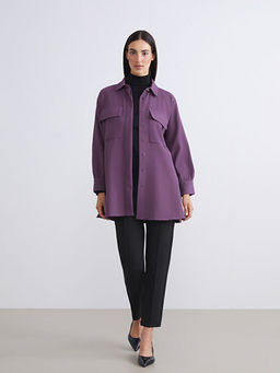 Oversize Kadife Kad?n G?mlek Tunik