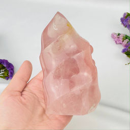 Свеча из Розового кварца - Радуга самоцветов фото 2