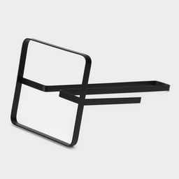 Держатель для бумажных полотенец Доляна «Лофт», 14×14×29 см, чёрный