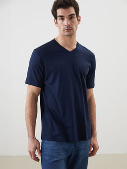 V Yaka Penye Erkek Ti??rt