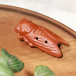 Фигурка для чайной церемонии TAKE IT EASY «Певчая цикада», свистулька, керамика, 7.5×2.5×3.5 см