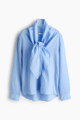 Camisa con cuello fular - H&m фото 2