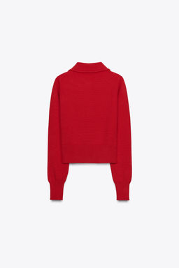 CARDIGAN WITH PETER PAN COLLAR - Zara фото 6