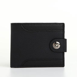 Портмоне мужское на магните, отдел для карт, монет, чёрное
