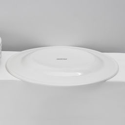 Тарелки Magistro Basic bistro, d=27 см, набор 6 шт., фарфор, белые