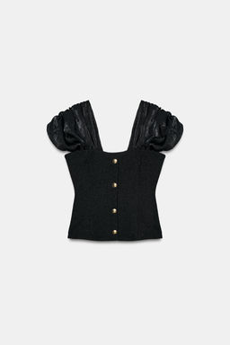 BOUCL_ COMBINED TOP - Zara фото 8