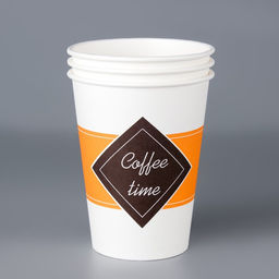 Цена за 50 шт. Стакан бумажный Coffee time  350 мл, диаметр 90 мм - Simaland фото 3