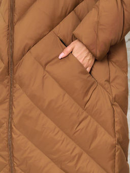 Пальто женское 2241122004 brown - Maxroses фото 8