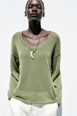 RUSTIC KNIT SWEATER - Zara фото 6