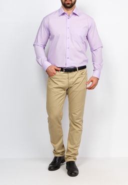 Сорочка мужская длинный рукав CASINO c730/1/pur