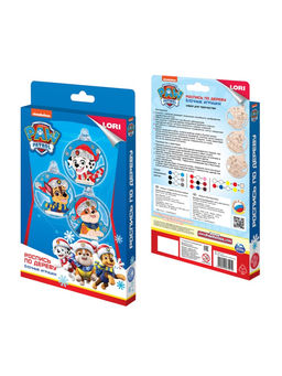 Роспись по дереву, елочные игрушки Гончик, Маршалл и Крепыш, Щенячий патруль