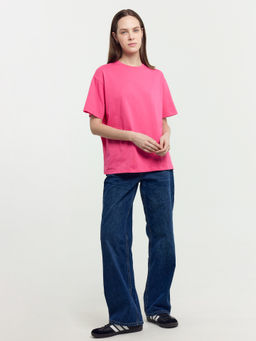 Футболка женская в розовом цвете маджента 112678 - Mark formelle фото 4