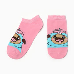 Носки женские укороченные KAFTAN «Мопс» р. 36-39 (23-25 см)