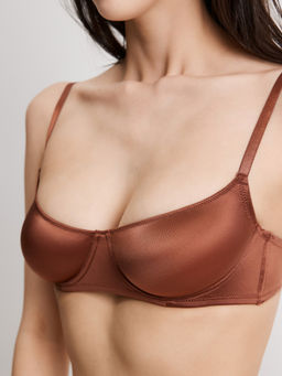 Infinity / Бюстгальтер с мягкой чашкой жен. Isen ореховый
