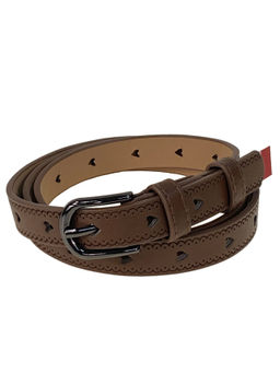 Ремень женский из натуральной кожи, цвет черный - Greta фото 55