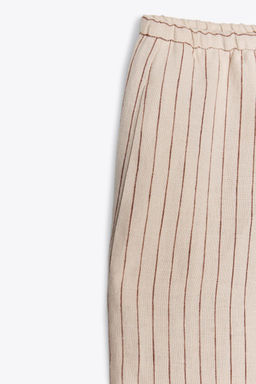 ZW COLLECTION 100% LINEN TROUSERS - Zara фото 9