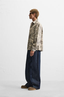 ABSTRACT PRINT OVERSHIRT - Zara фото 4