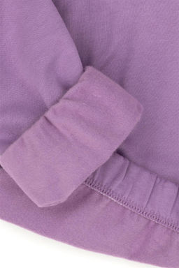 U. S. Polo Assn Сиреневый свитшот с капюшоном для девочки - U.s. polo assn фото 4