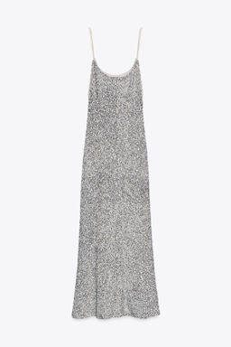 SEQUINNED CAMISOLE DRESS - Zara фото 3
