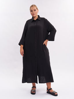 Платье из муслина PP30701BLK01 - Артесса фото 2