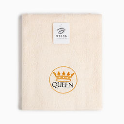Полотенце махровое Queen 70х130 см 100% хлопок, 350 г/м2 - Этель фото 5