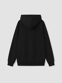 Kap??onlu Erkek ?ocuk Kal?n Fermuarl? Sweatshirt