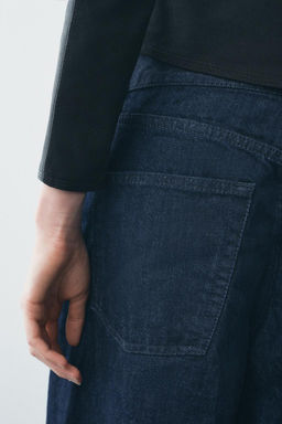 ZW COLLECTION RELAXED FIT MID-RISE JEANS - Zara фото 5