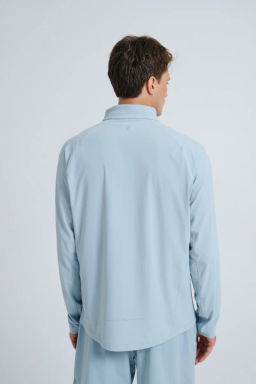 Лонгслив Синтетика Серо-зеленый