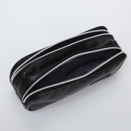 Косметичка-пенал на молнии с отделами, Style, чёрная - Simaland фото 3