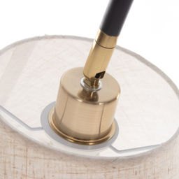 Торшер Ruta 1×40 Вт Е27 черный/золото 28×28×160 см