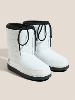 Женские дутики LOVE MOSCHINO SKI BOOT Артикул 4562720, белый  фото 2