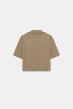 SHORT SLEEVE KNIT CARDIGAN - Zara фото 7
