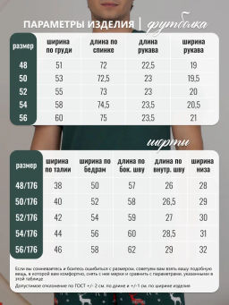 Мужская новогодняя пижама из 100% хлопка - Binita фото 13