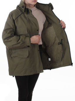 3092 GREEN Куртка демисезонная женская (100 гр. холлофайбер) - Fashion фото 7