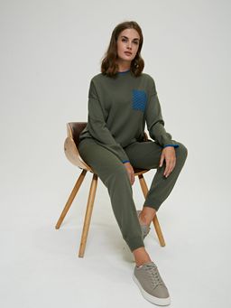 Брюки 211.110121/полынь - Seven senses фото 4