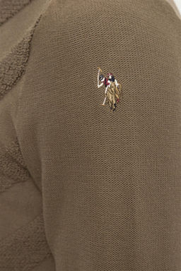 Мужской коричневый свитер Неожиданная скидка в корзине - U.s. polo assn фото 6