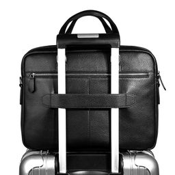 Сумка мужская, кожа, MIRONPAN 98781 Черный