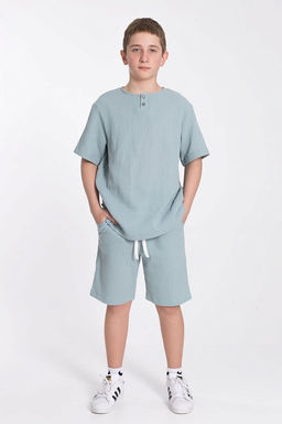 Футболка М223024г Шалфей светлый